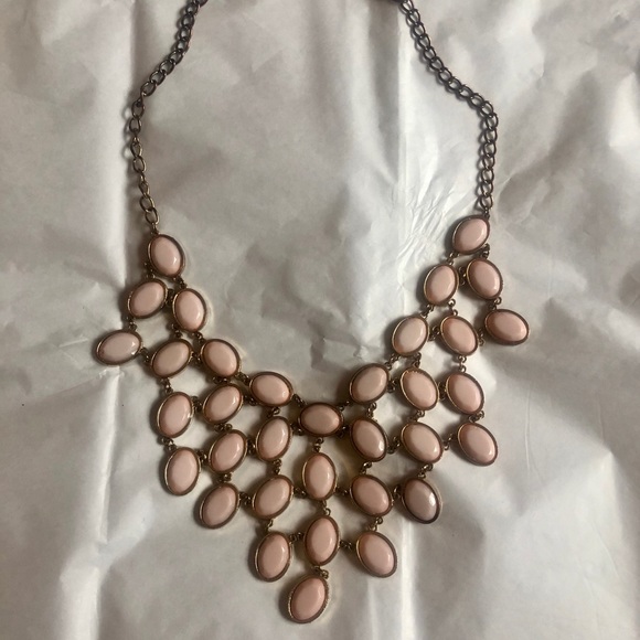Baby Pink Statement Necklace - Picture 1 of 1